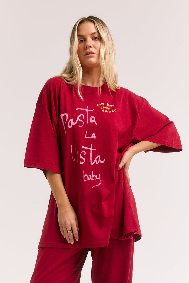 THE VERY OVERSIZED PASTA TEE