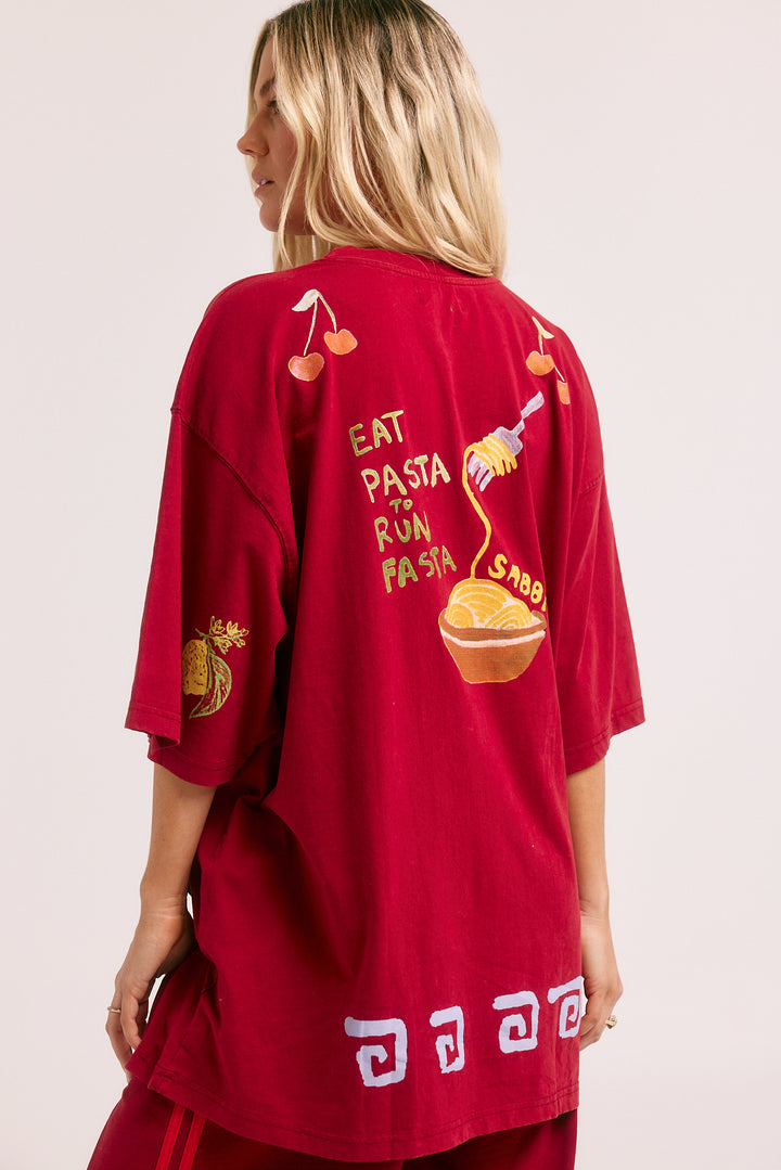 THE VERY OVERSIZED PASTA TEE