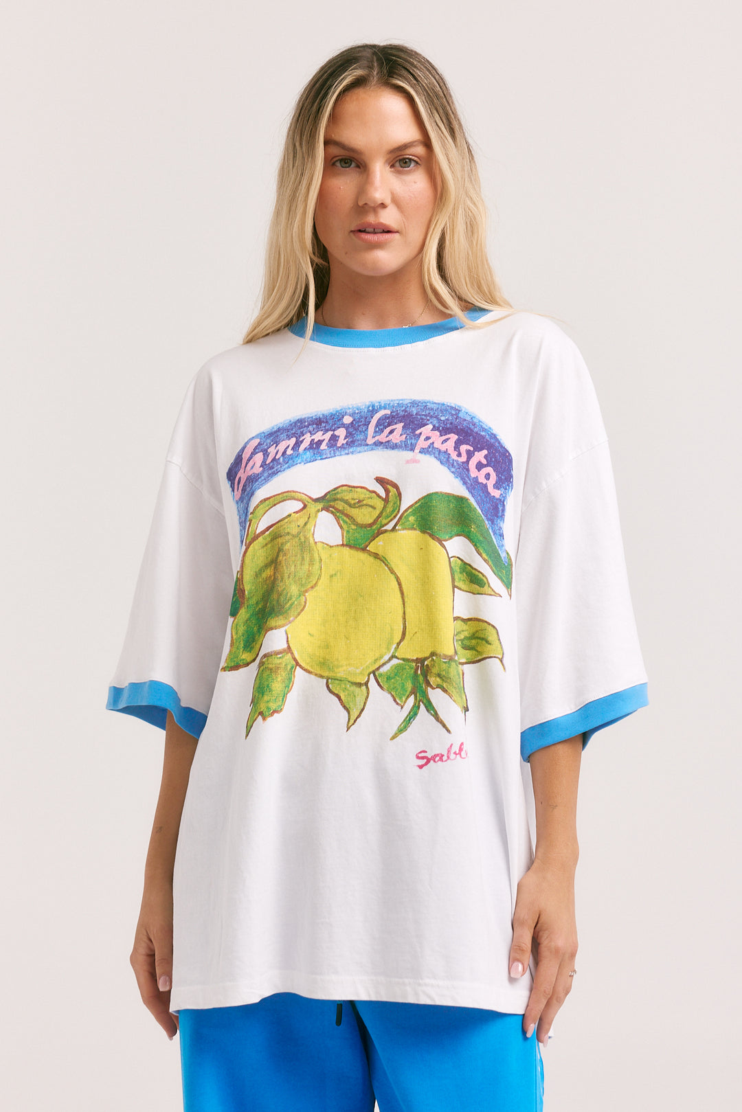 THE VERY OVERSIZED FEED ME PASTA TEE