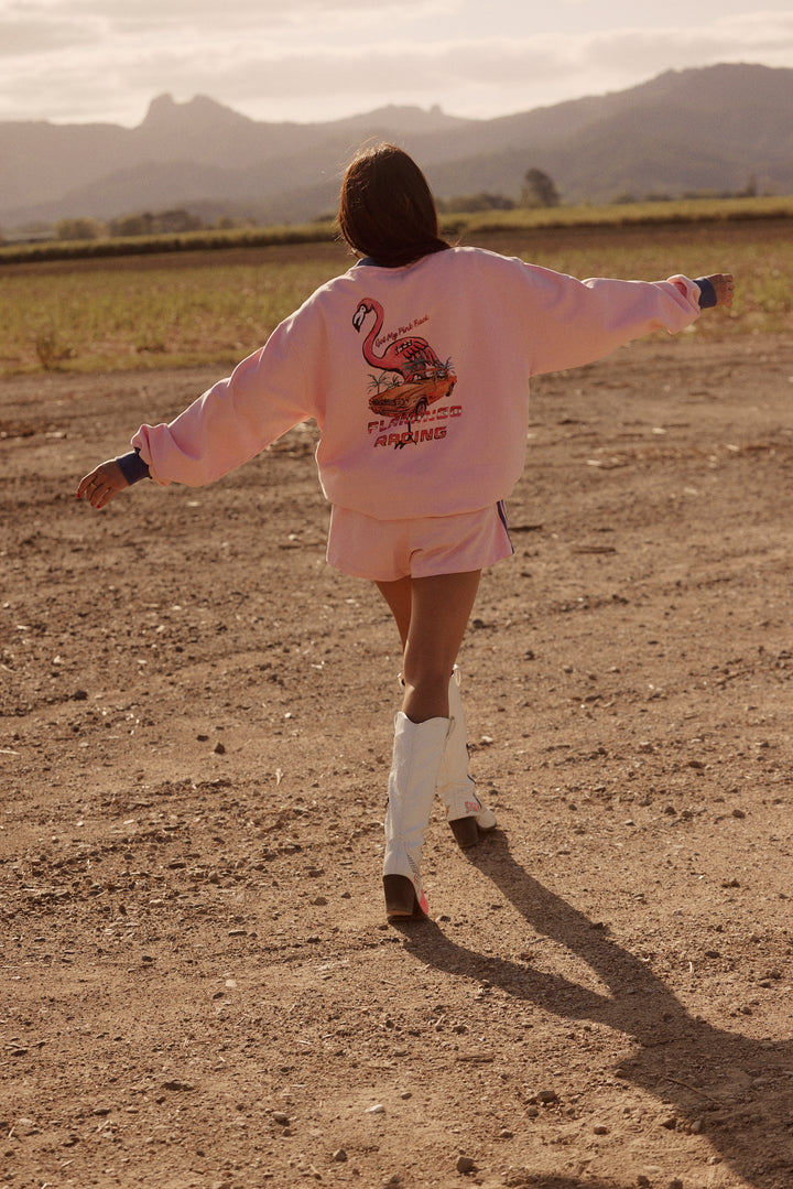 THE DIEGO JUMPER - GOT MY PINK BACK FLAMINGO RACING