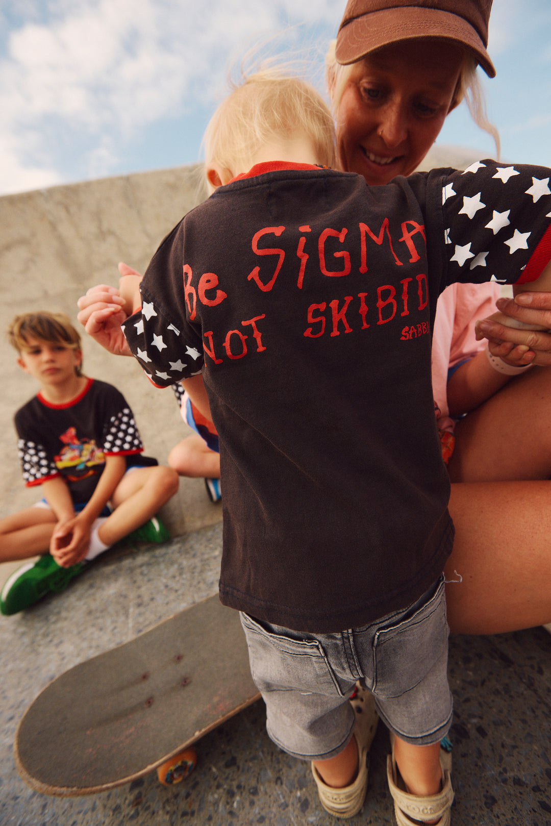 THE BE SIGMA KIDS TEE - BLACK