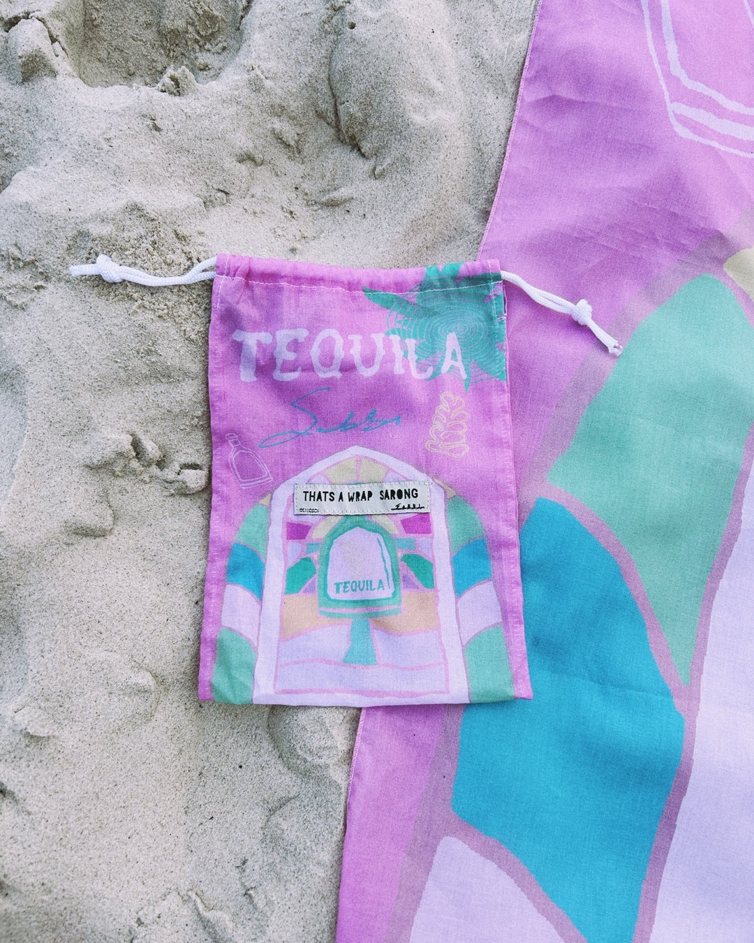 THAT'S A WRAP SARONG - PINK TEQUILA