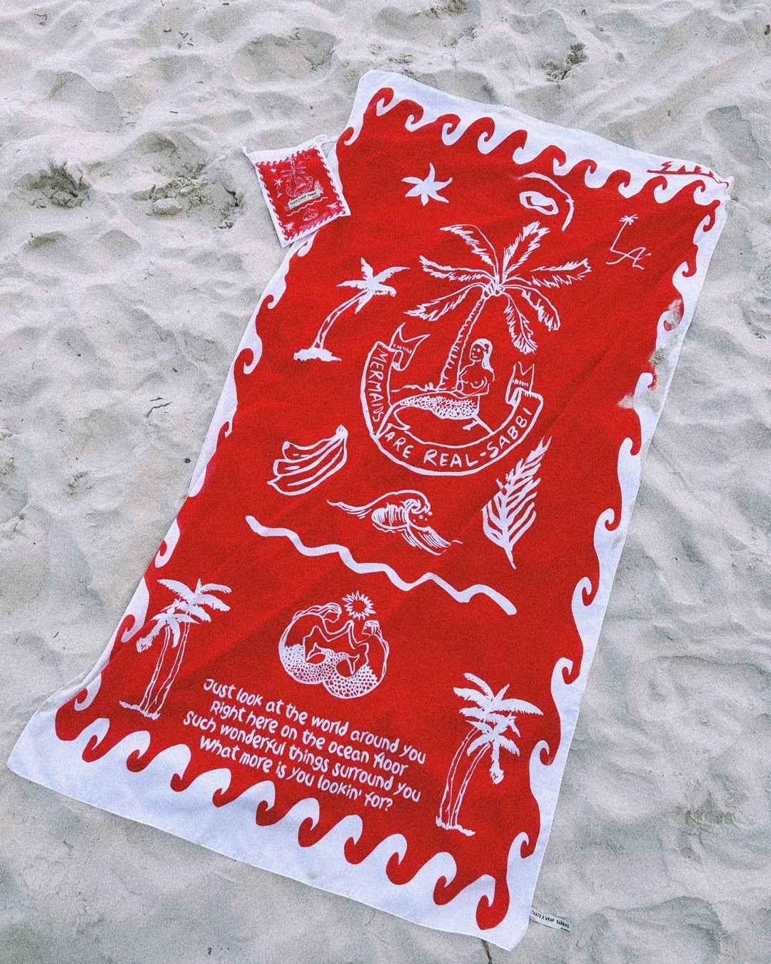 THAT'S A WRAP SARONG - RED MERMAID