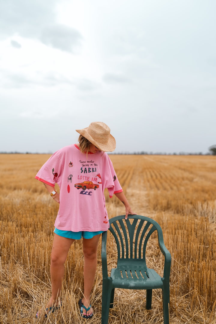 LOTTIE RAE XMAS TEE - PINK