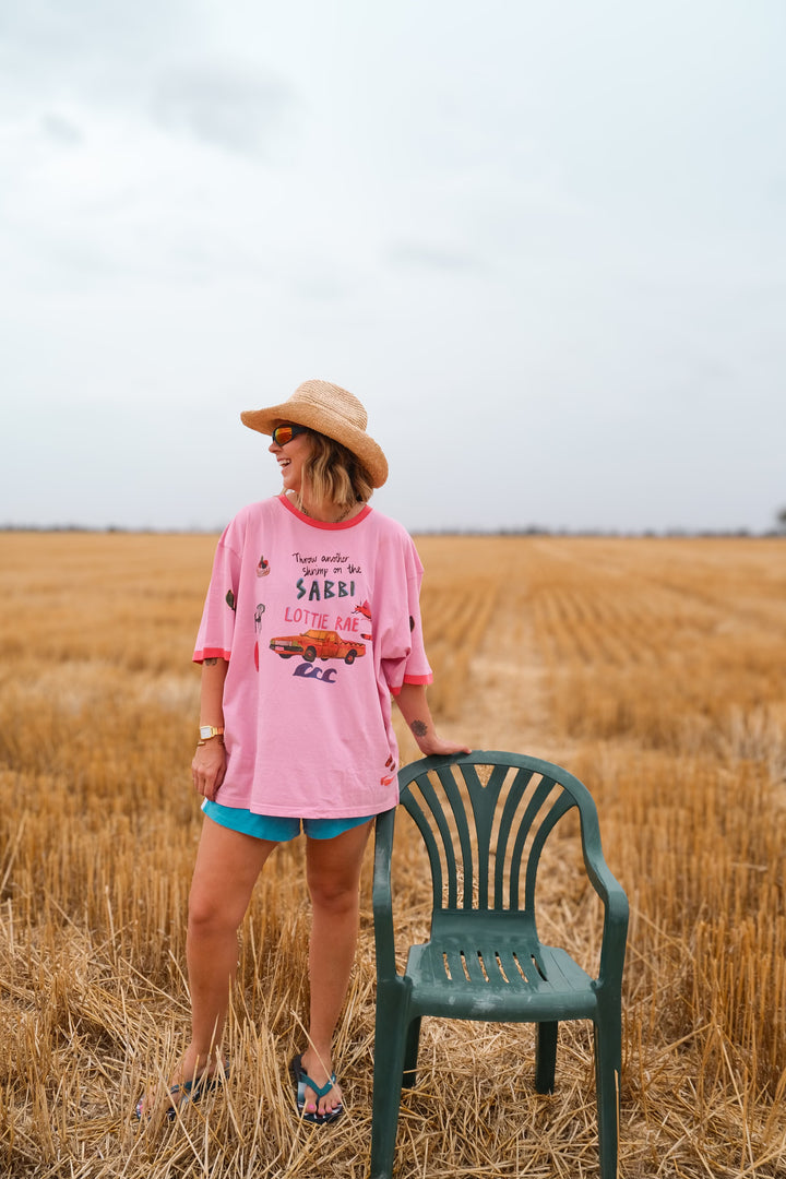 LOTTIE RAE XMAS TEE - PINK