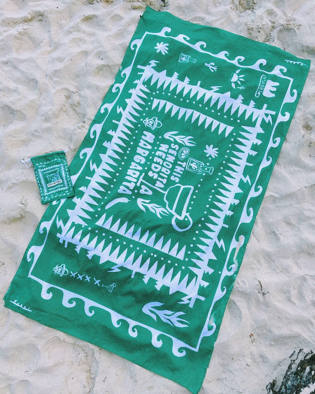 THAT'S A WRAP SARONG - GREEN MARGARITA