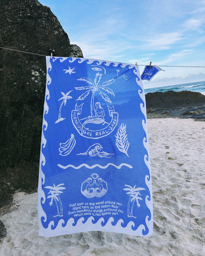 THAT'S A WRAP SARONG - BLUE MERMAID