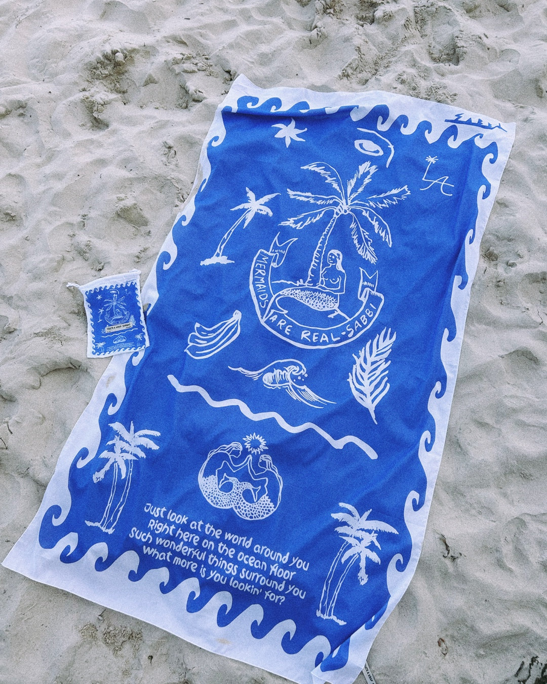 THAT'S A WRAP SARONG - BLUE MERMAID