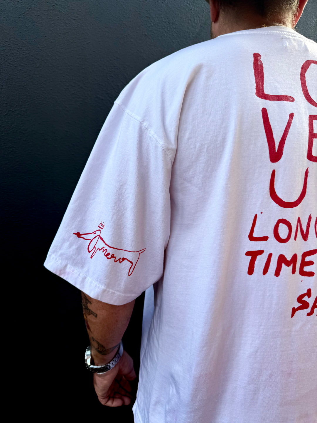 THE VERY OVERSIZED MERV TEE - WHITE